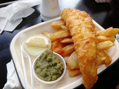 Plat : fish and chips