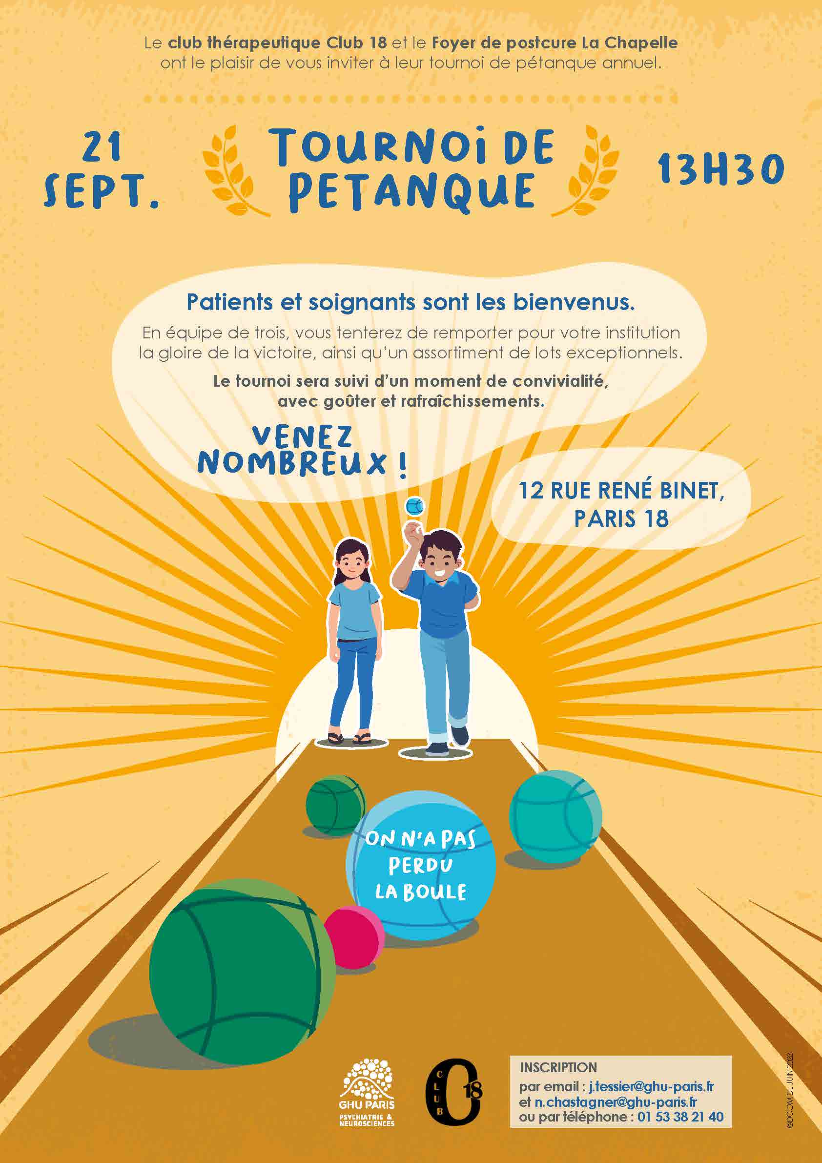 affiche tounoi de pétanque 2023