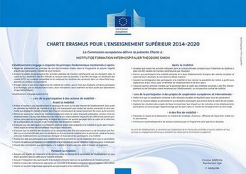 Charte Erasmus 2014-2020 - Ifits
