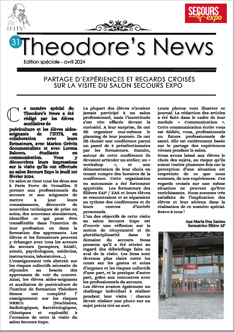 page Theodore's News Secours Expo