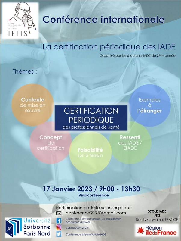 Affiche conférence IADE 2023