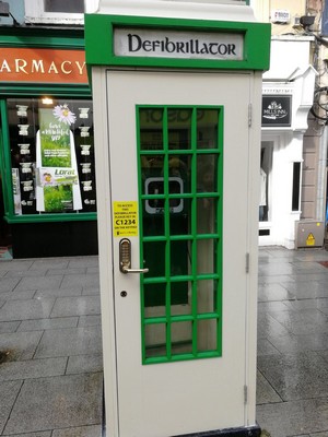 Défibrillateur dans les rues de Cork