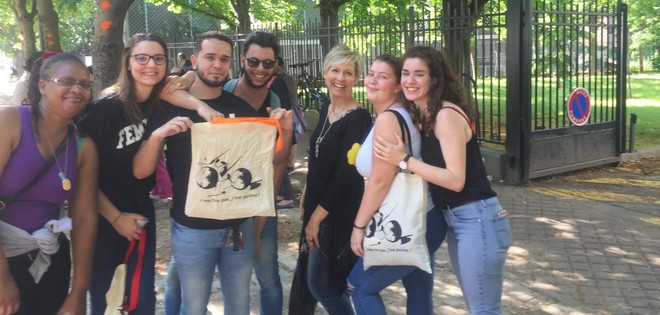 Les étudiants infirmiers au tournoi de pétanque