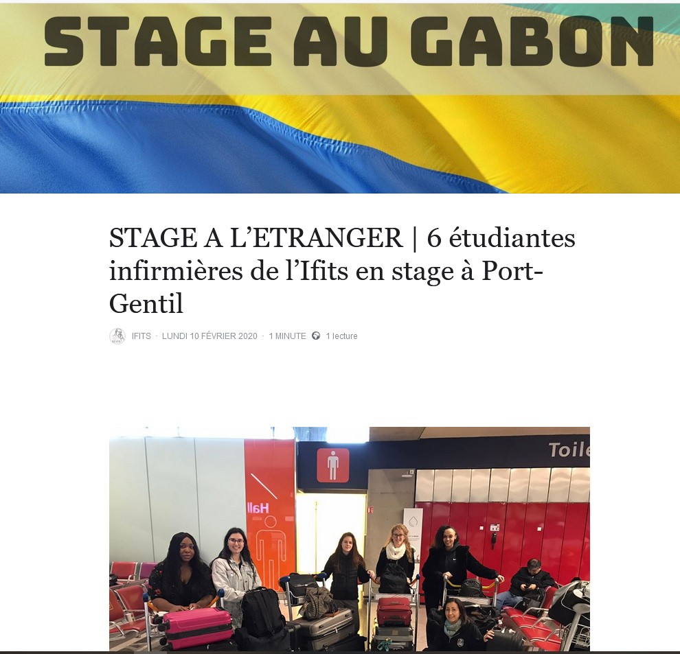 Lien vers page facebook stage au Gabon