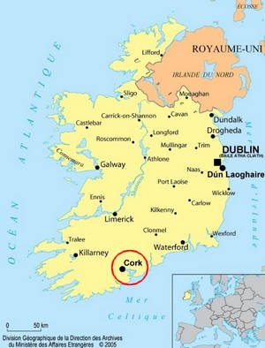 Carte Irlande