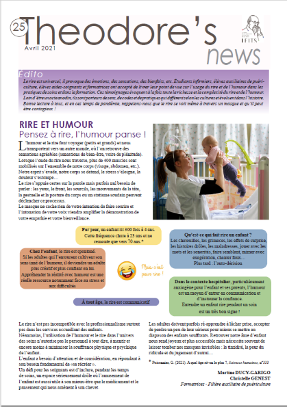 Journal Theodore's news rire et humour soins formation Ifits