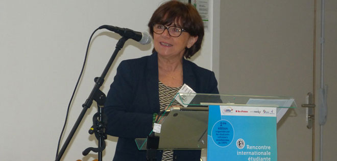 Rencontre internationale étudiante en anesthésie : discours de Christine Marchal - Directrice du GIP IFITS