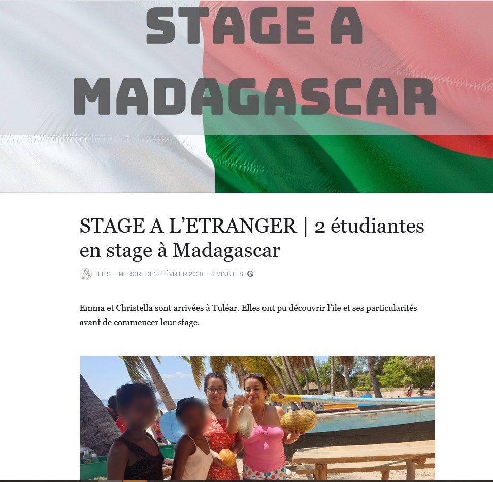 Stage Madagascar