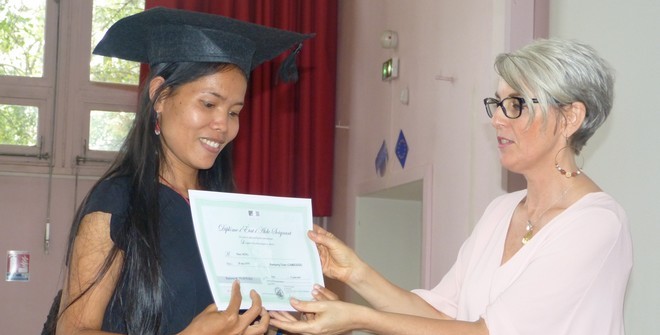 Remise officielle du diplôme d'aide-soignant