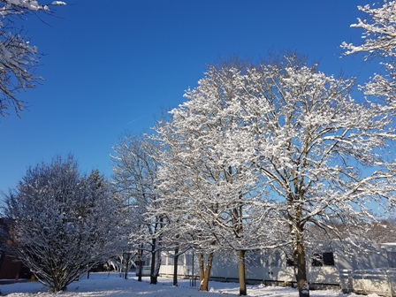 Vue de l'Ifits sous la neige